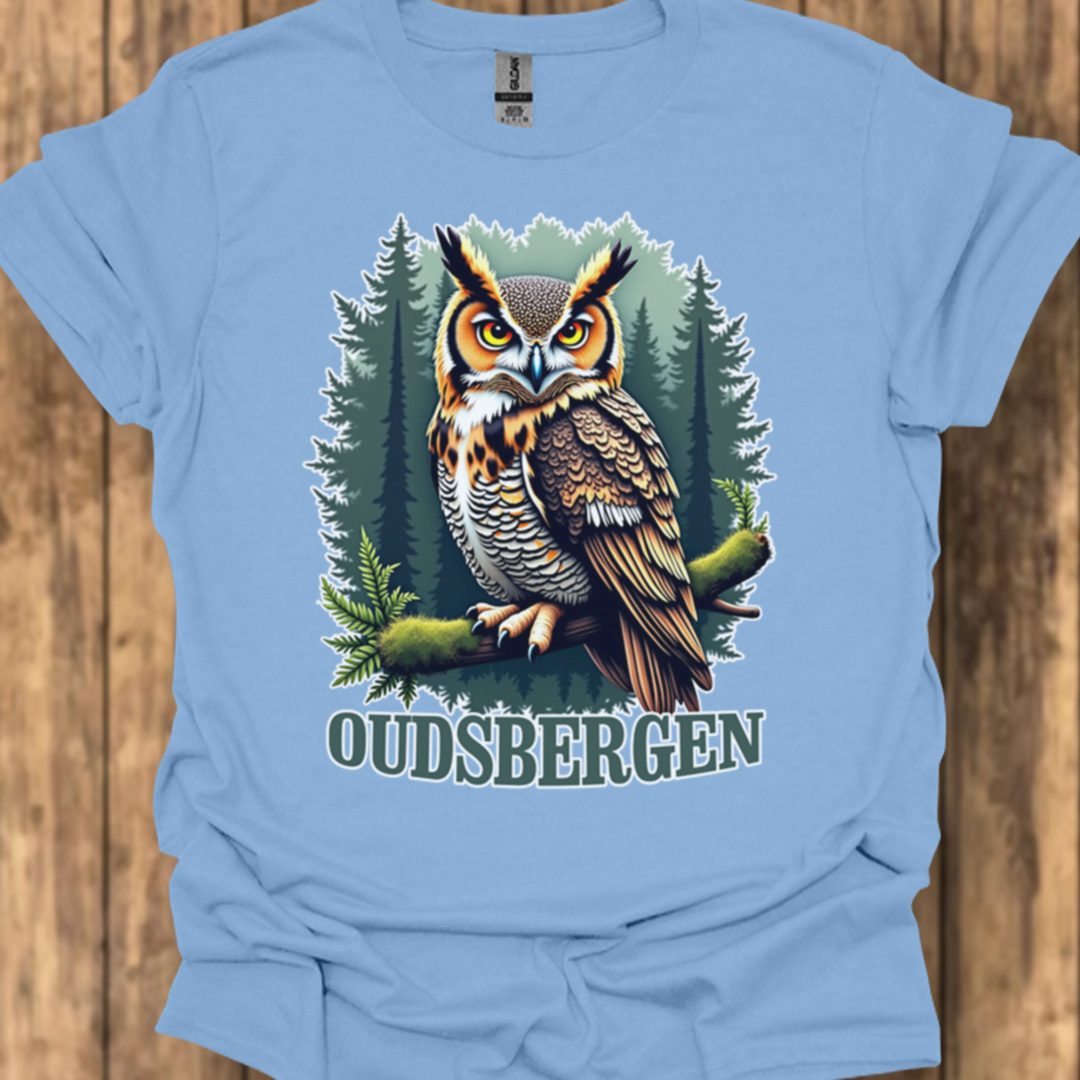 Hibou grand-duc Oudsbergen T-shirt tendance 