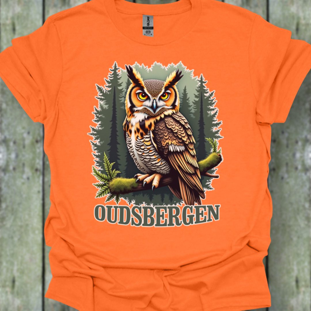 Hibou grand-duc Oudsbergen T-shirt tendance 