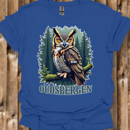 Hibou grand-duc Oudsbergen T-shirt tendance 