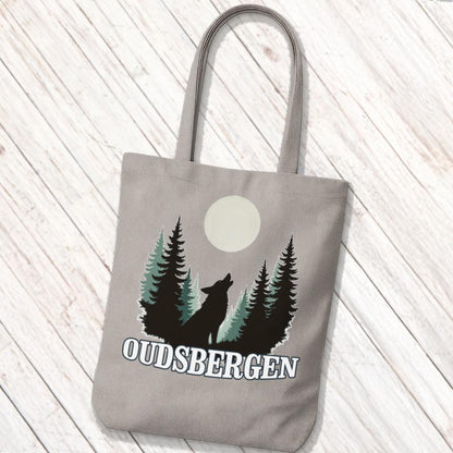 Wolf Volle Maan Oudsbergen Wit Tote Bag