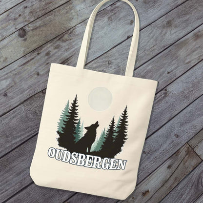 Wolf Volle Maan Oudsbergen Wit Tote Bag