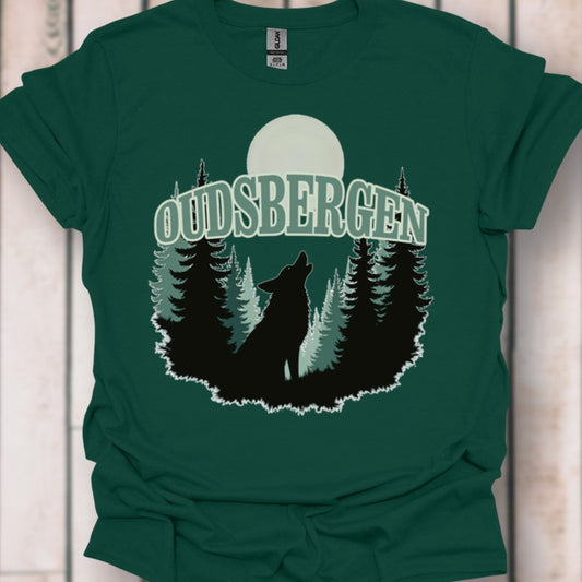 Loup pleine lune Oudsbergen T-shirt intemporel 