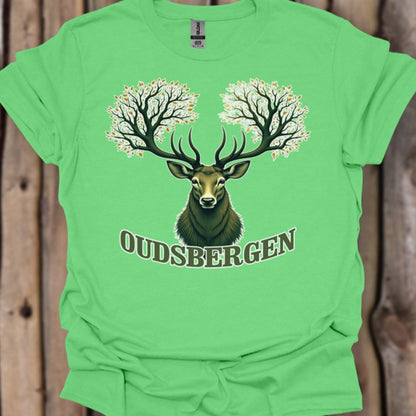 Cerf avec ramure d'arbre Oudsbergen T-shirt tendance