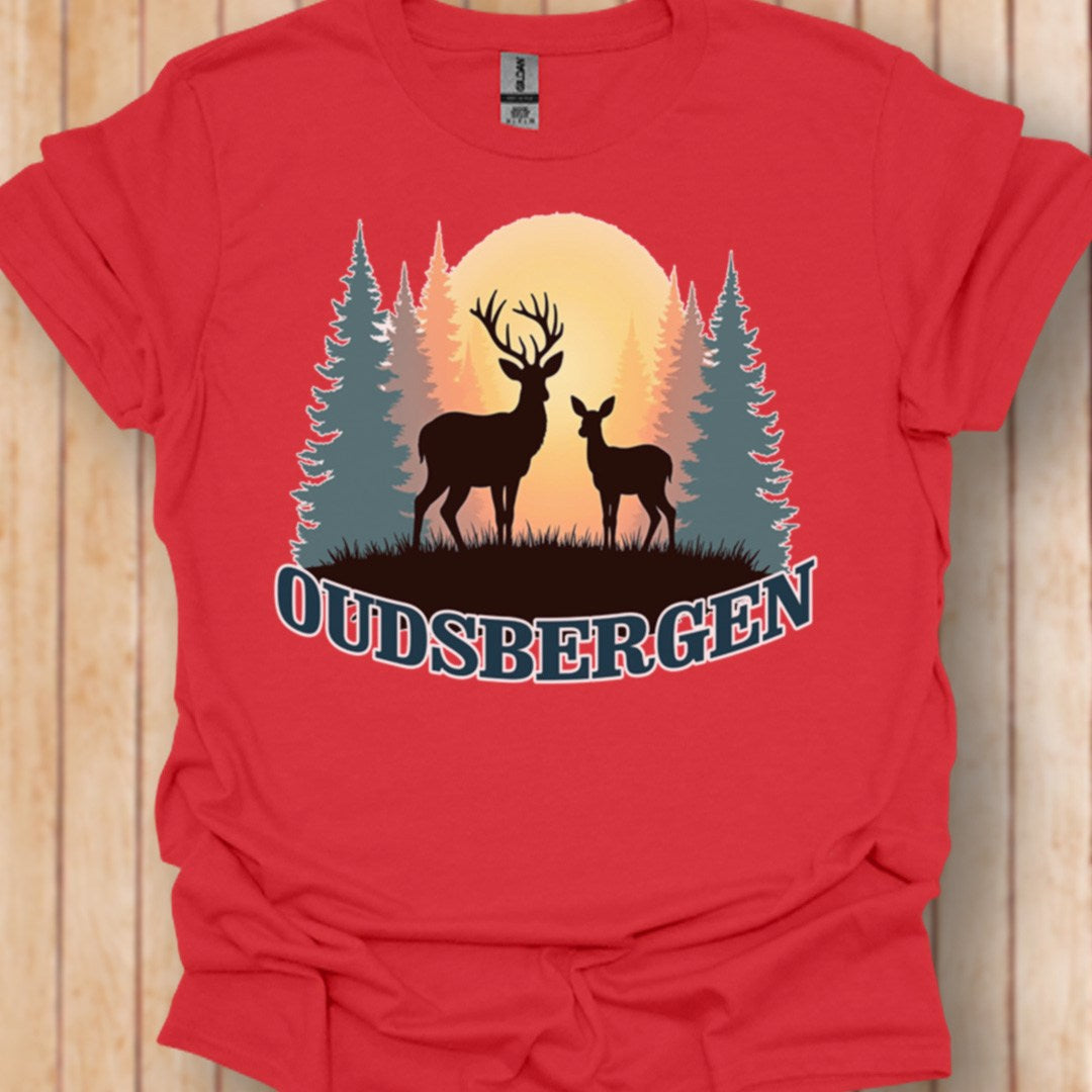 Biche et faon Oudsbergen T-shirt tendance
