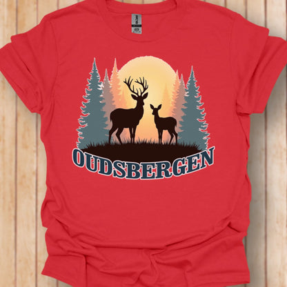 Biche et faon Oudsbergen T-shirt tendance