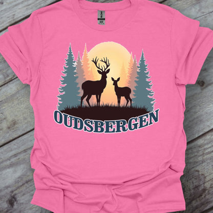 Biche et faon Oudsbergen T-shirt tendance