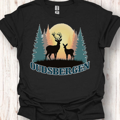 Mother deer and fawn Oudsbergen timeless T-shirt