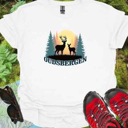 Biche et faon Oudsbergen T-shirt intemporel 