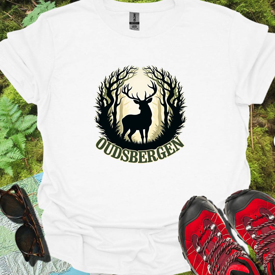 Imposant hert Oudsbergen tijdloos T-shirt