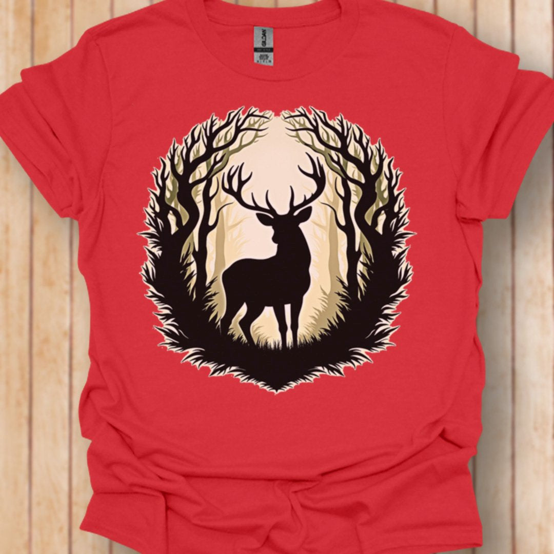 Cerf imposant T-shirt tendance 
