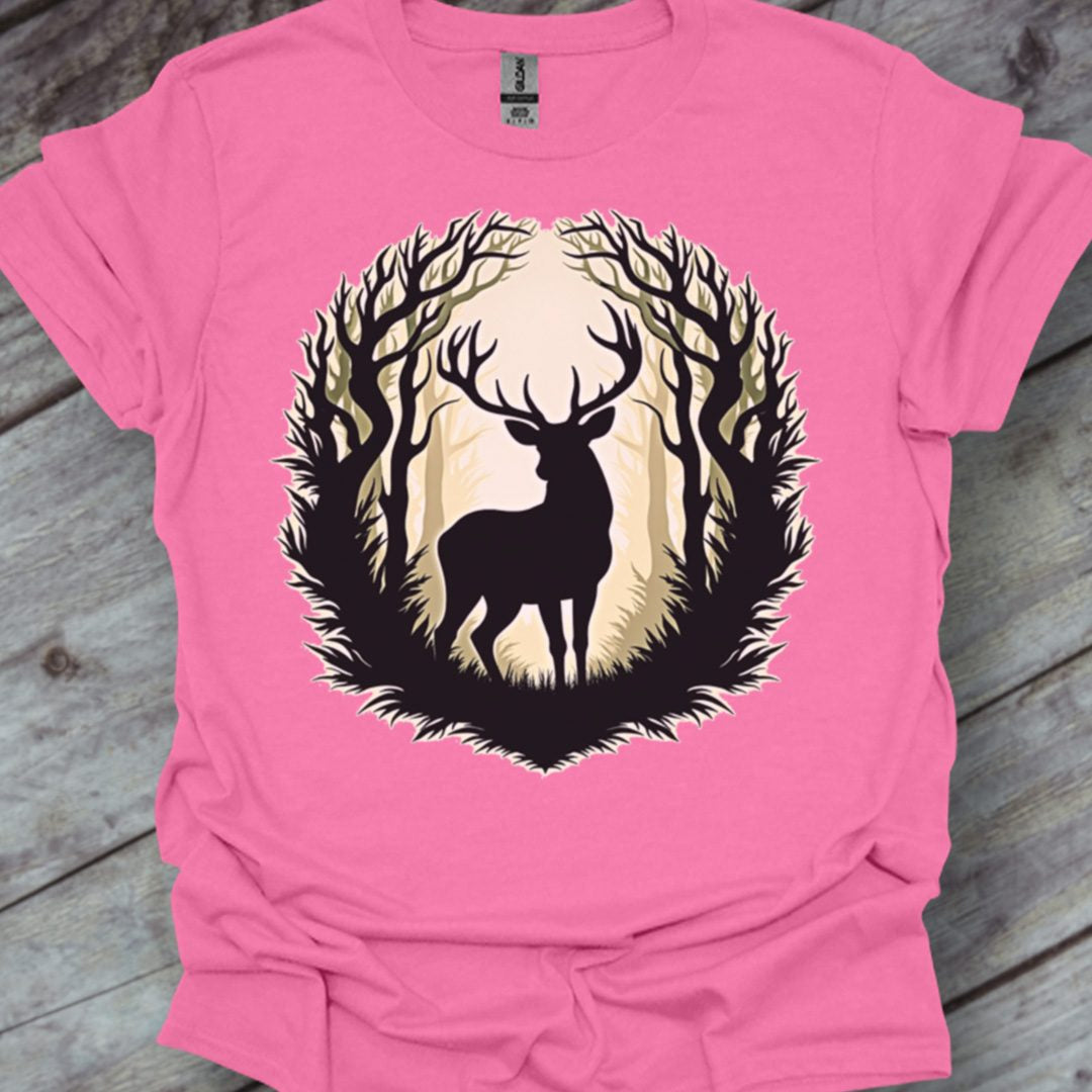 Cerf imposant T-shirt tendance 