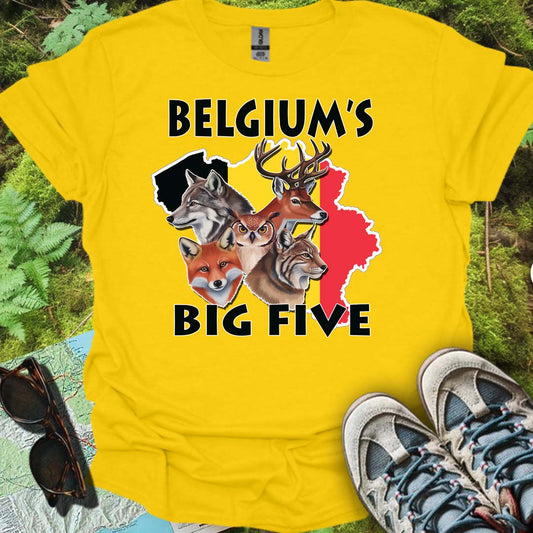 Les Big Five de Belgique T-shirt tendance 