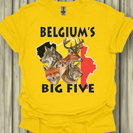 Les Big Five de Belgique T-shirt tendance 