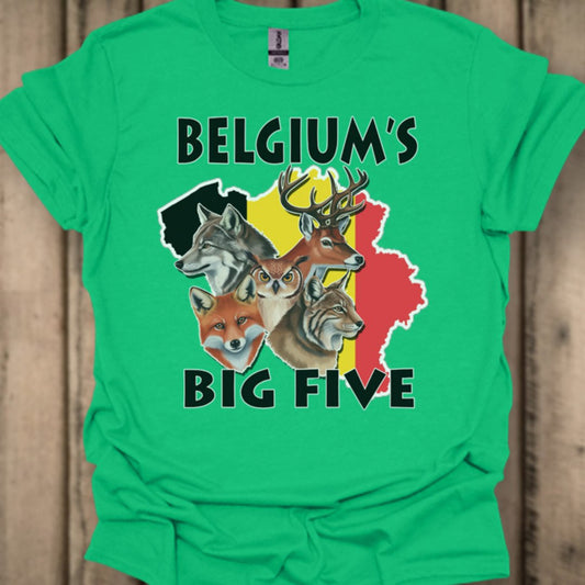 Les Big Five de Belgique T-shirt tendance 
