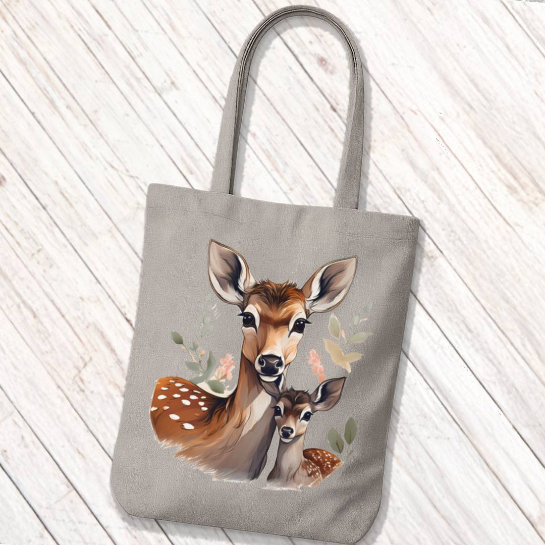 Tote Bag Moeder Hert en Kalf