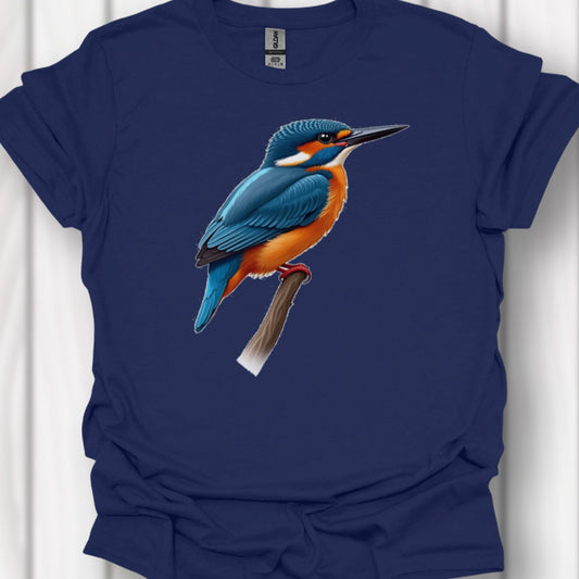 Flitsende ijsvogel tijdloos T-shirt