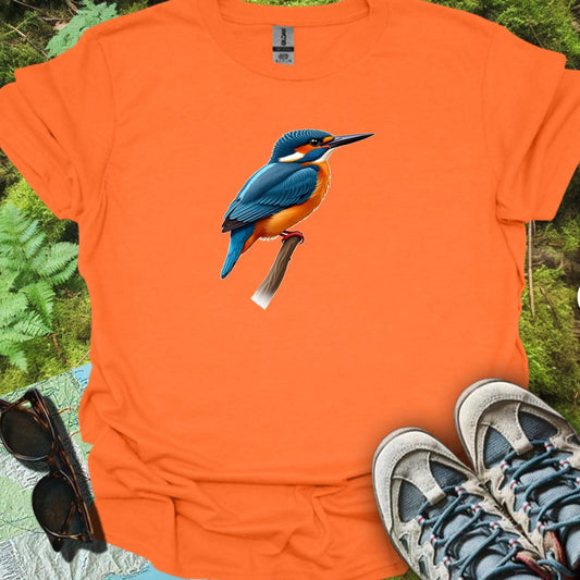 Flitsende ijsvogel trendy T-shirt
