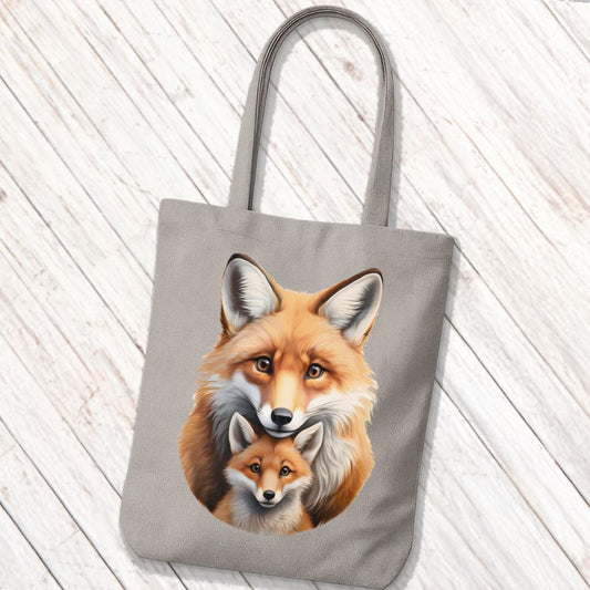 Tote Bag Moeder Vos en Welp