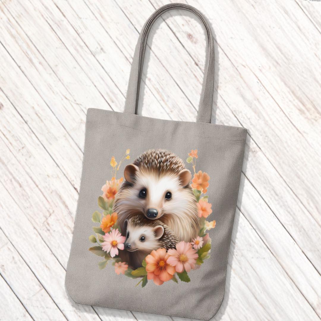 Tote Bag Moeder Egel en Jong