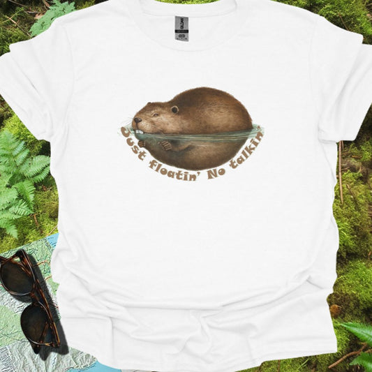 Just Floatin' No Talkin' T-shirt tijdloos