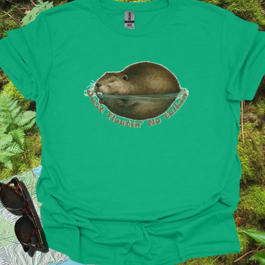 Just Floatin' No Talkin' T-shirt trendy