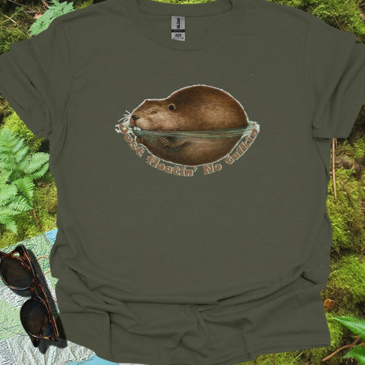 Just Floatin' No Talkin' T-shirt tijdloos