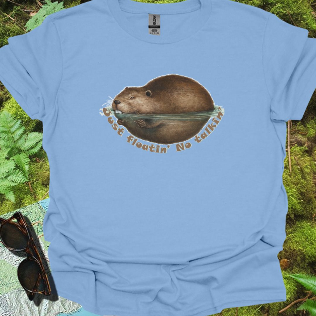 Just Floatin' No Talkin' T-shirt trendy