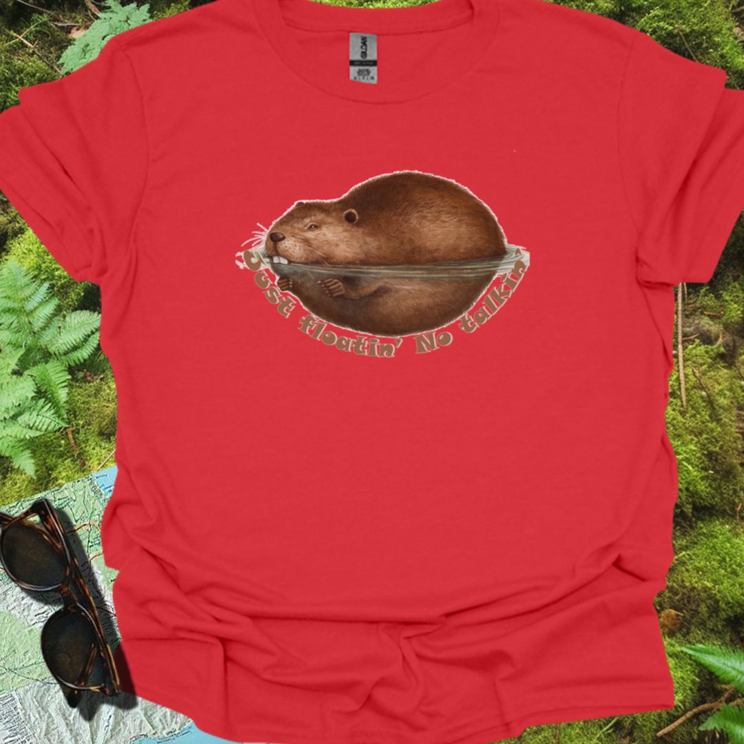 Just Floatin' No Talkin' T-shirt trendy
