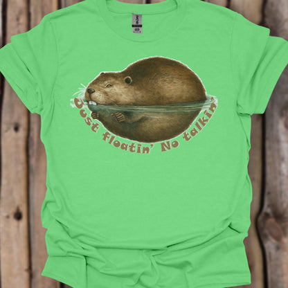 Just Floatin' No Talkin' trendy T-shirt 