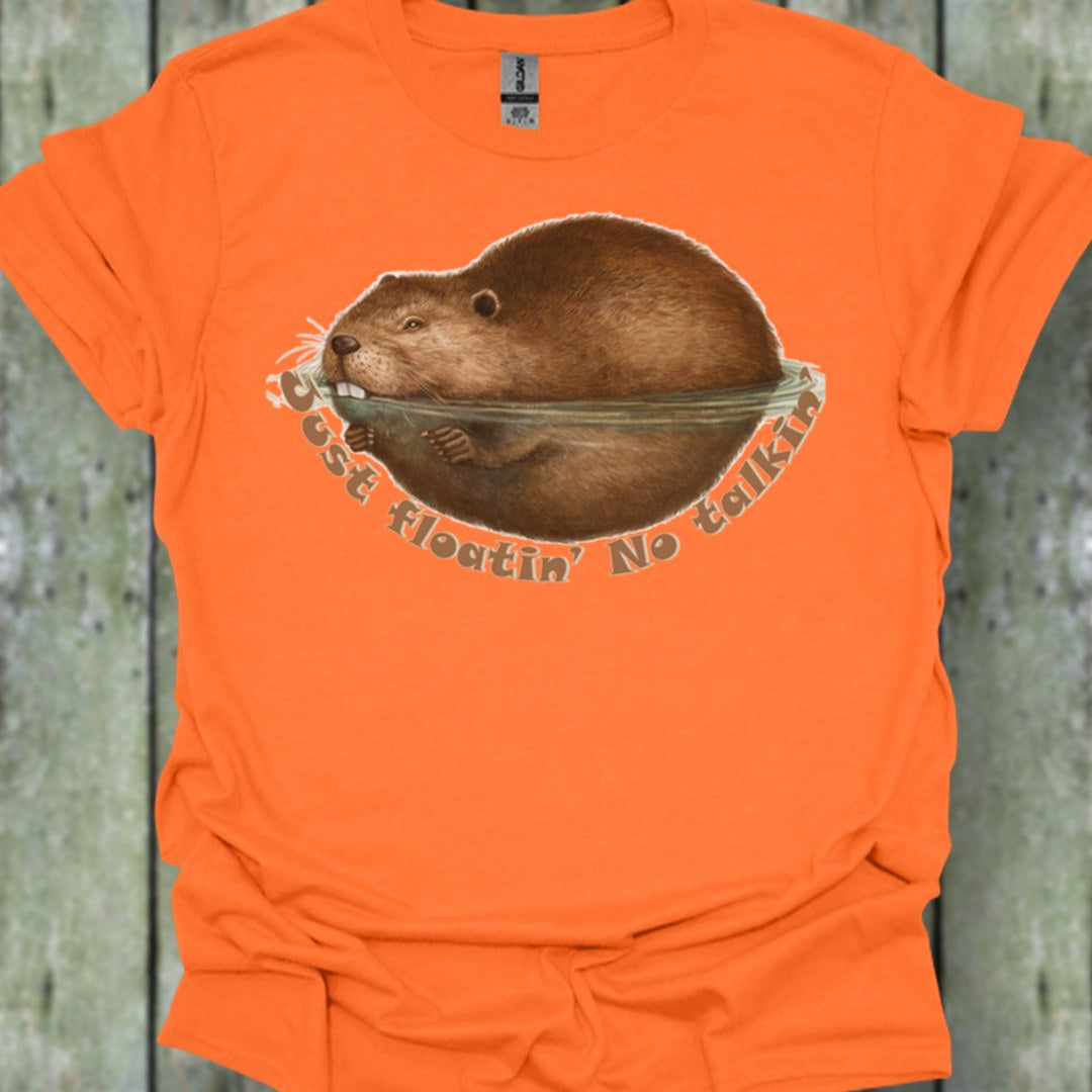 Just Floatin' No Talkin' trendy T-shirt 