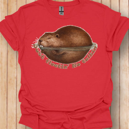 Just Floatin' No Talkin' trendy T-shirt 