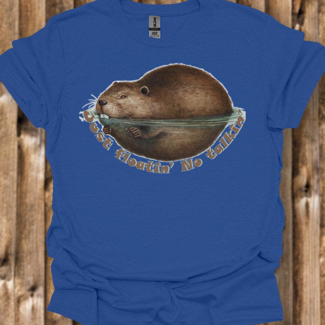 Just Floatin' No Talkin' trendy T-shirt 