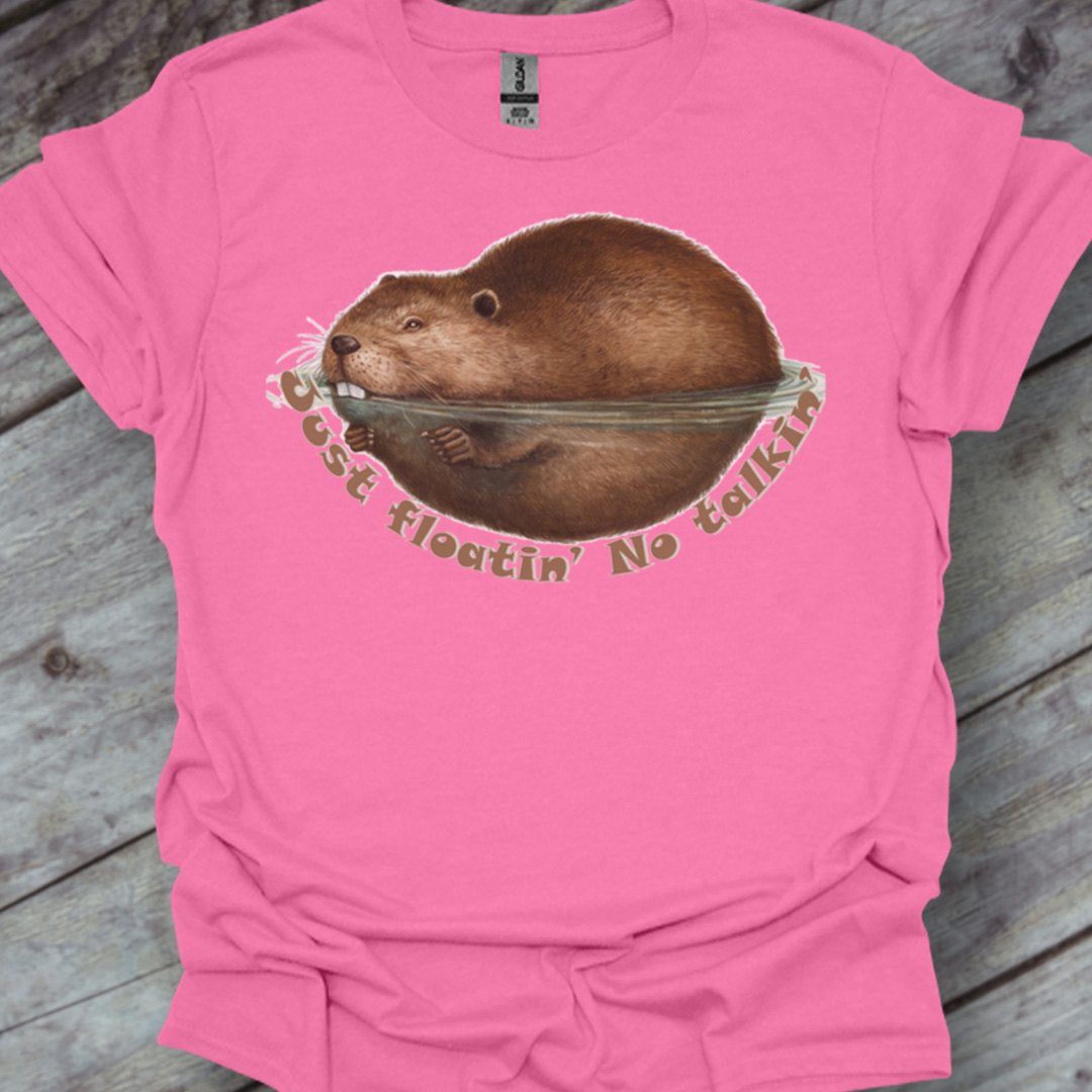 Just Floatin' No Talkin' trendy T-shirt 