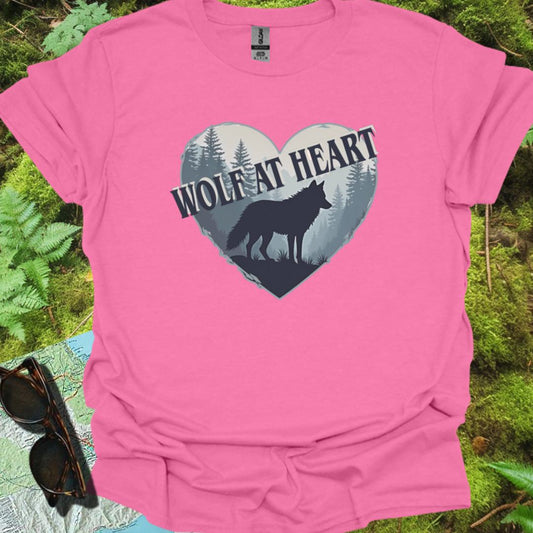 Wolf at Heart diagonaal T-shirt trendy