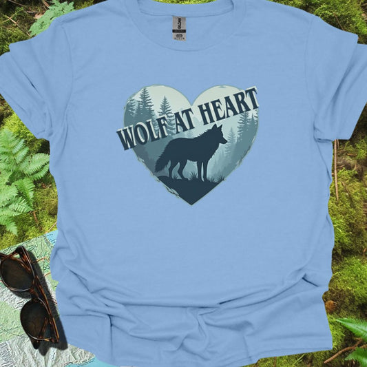 Wolf at Heart diagonaal T-shirt trendy