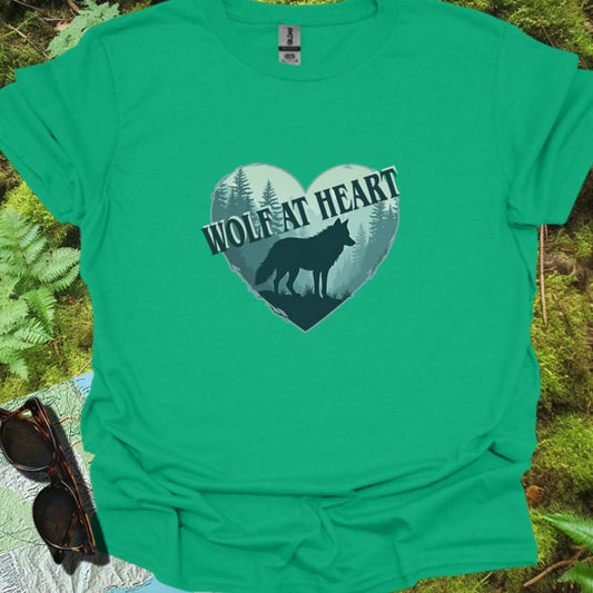 Wolf at Heart diagonaal T-shirt trendy