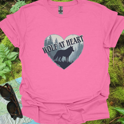 Wolf at Heart diagonaal T-shirt trendy