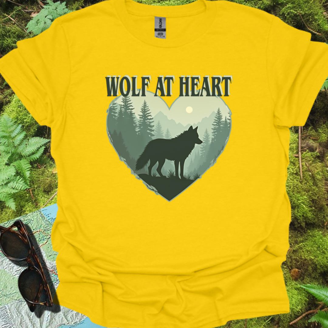 Wolf at Heart T-shirt trendy