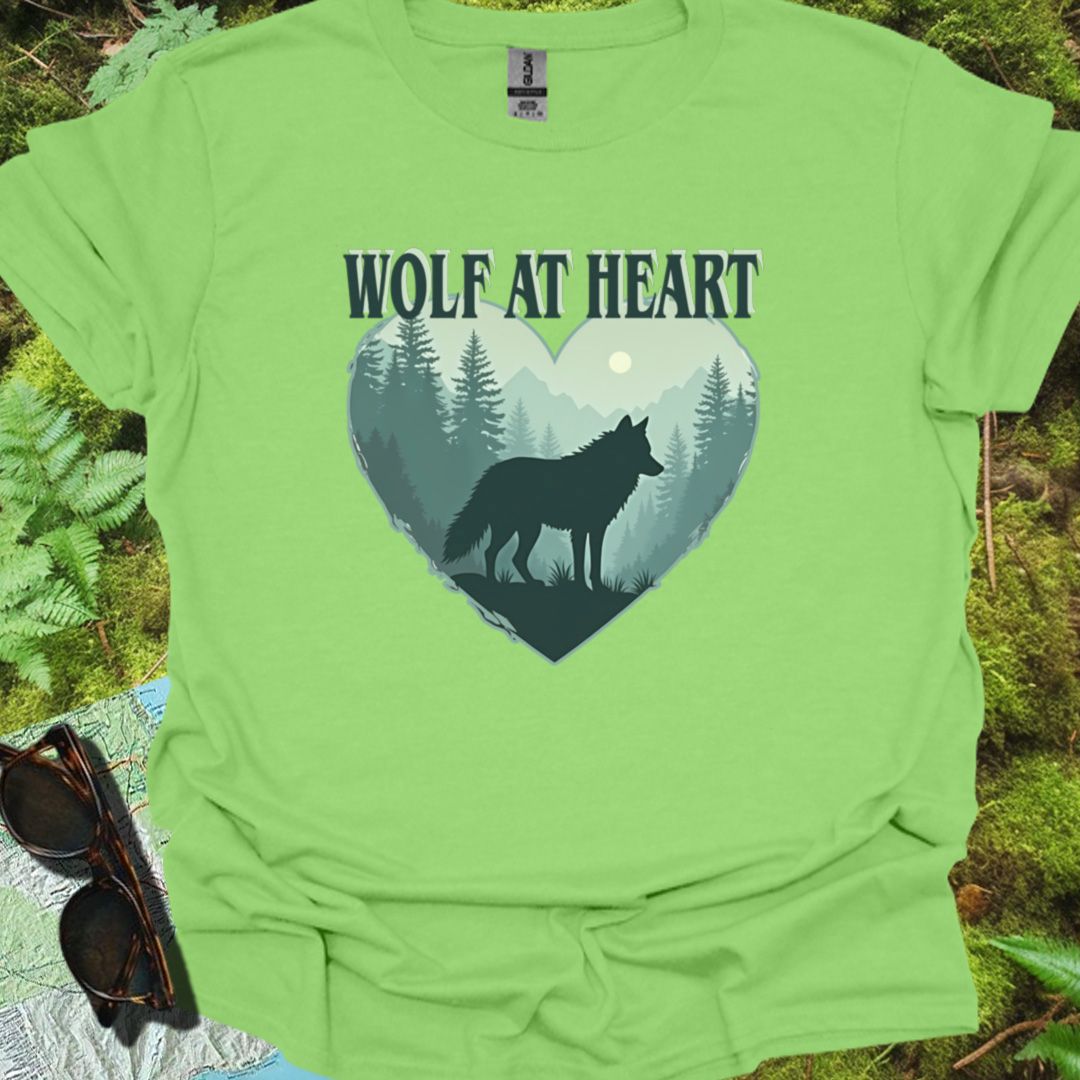 Wolf at Heart T-shirt trendy