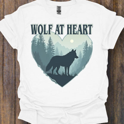 Wolf at Heart T-shirt tijdloos