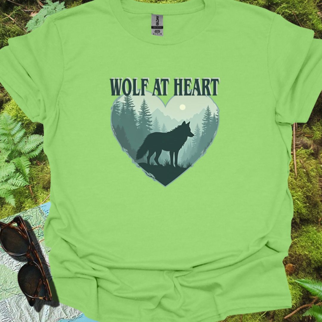 Wolf at Heart T-shirt trendy
