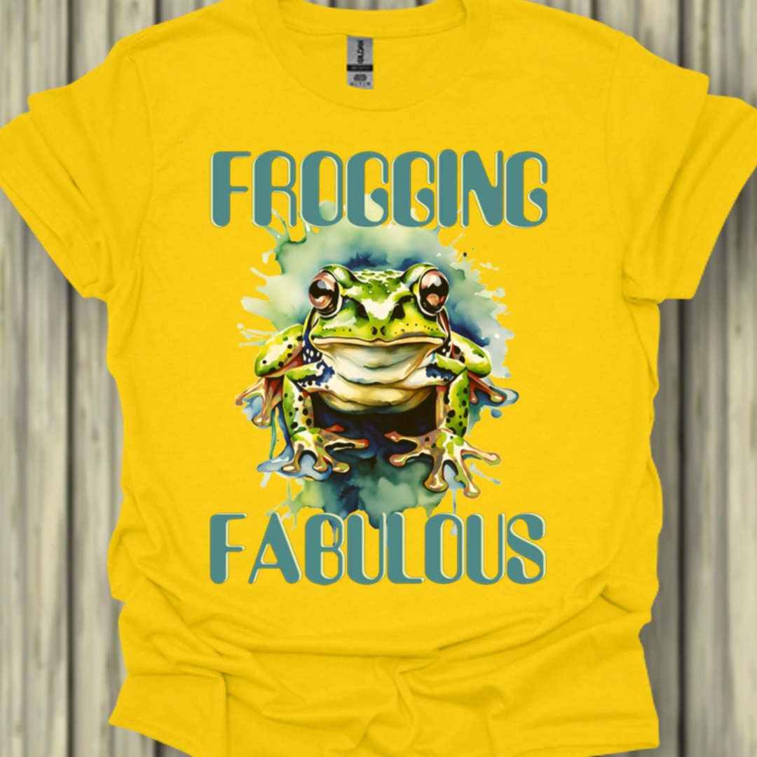 Frogging Fabulous trendy T-shirt 