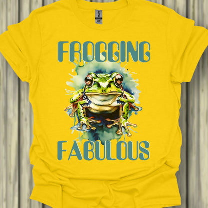 Frogging Fabulous trendy T-shirt 