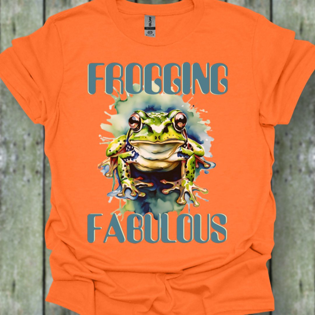 Frogging Fabulous trendy T-shirt 