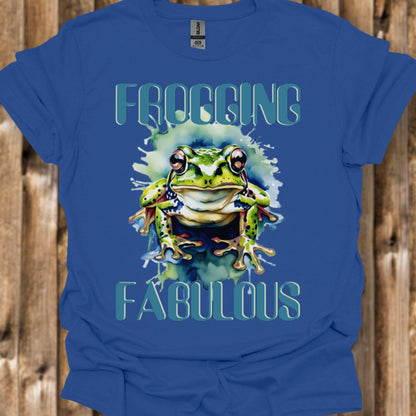 Frogging Fabulous trendy T-shirt 