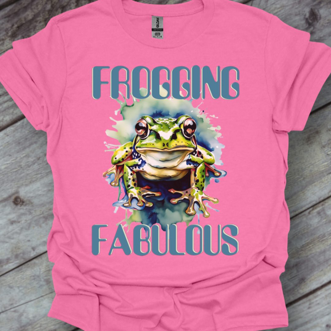 Frogging Fabulous trendy T-shirt 