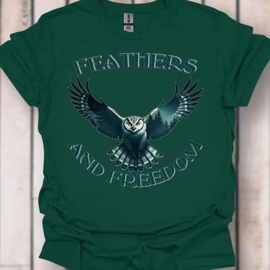 Feathers & Freedom T-shirt tijdloos