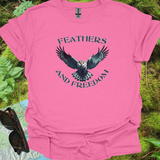 Feathers & Freedom T-shirt trendy