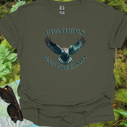 Feathers & Freedom T-shirt tijdloos