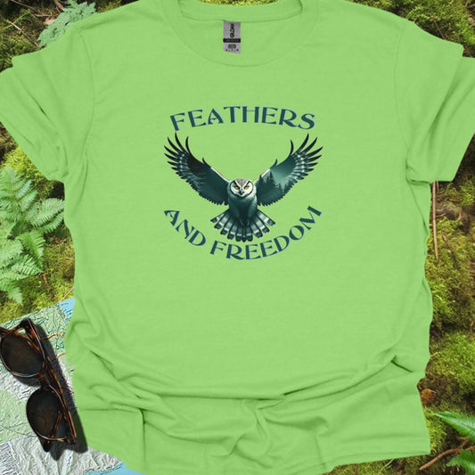Feathers & Freedom T-shirt trendy
